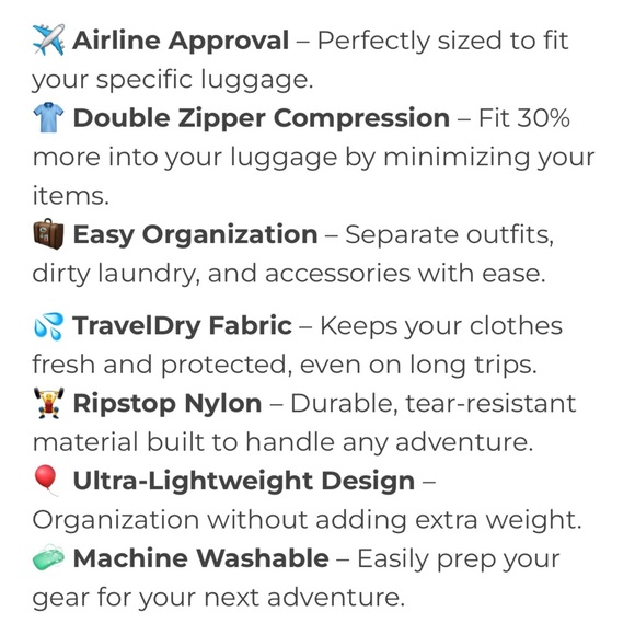 Tripped Compression Packing Cubes - Picture 12 of 13